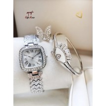 Most Demanding Square Shape Stone Ladies Jewellery Watch