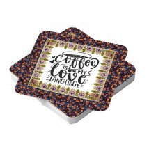 Sky Boom Printed Tea Coaster