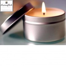 AROMAFLICK Scented Candle in Beautiful Silver Tin