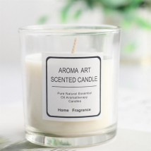AROMAFLICK Scented Candle with Glass for Aromatherapy & Home Decor