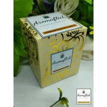 AROMAFLICK Scented Candle with Glass in Beautiful Attractive Box