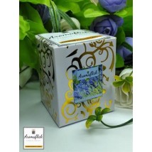 AROMAFLICK Scented Glass Candle with Beautiful Box in Lavender Fragrance