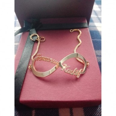 Customized Name Infinity Bracelet