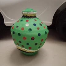 Clay Money Saving Pot (Gullak) and random design matti ka bartan 2 pcs Random design
