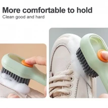 Multifunction Cleaning Brush with Automatic Liquid Adding | Durable & Portable | Household & Laundry Tool