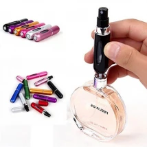 Portable Travel Perfume Spray Bottle with Skin Care Tools - Easy to Carry and Great for On-the-go Use