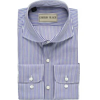 Light Black Bar Stripe Shirt For Him A12