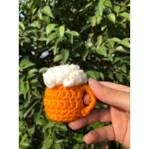 Beer mug keychain