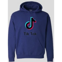 Unisex TikTok Hoodie in Blue Color