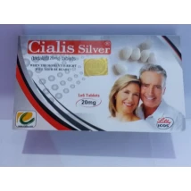 Cialis 20mg Silver 6 Tablets Card (Made In UK)