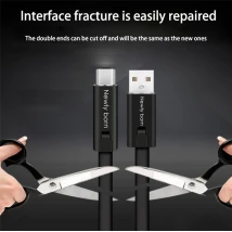 Repairable Cable- Reusable Fast Charging Cord Compatible with Smartphone - lightning cable