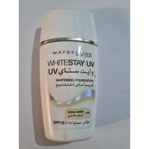 May belline whitestay UV whitening foundation SpF 18 snow white C00 in 30 ml