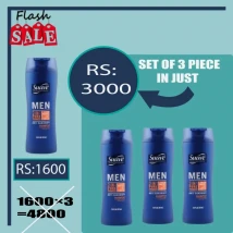 Set of 3 suave men Anti dandruff shampoo conditioner in 373 ml