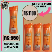 Set of 3 sunsilk co creations damage reconstruction expert shampoo in 70 ml