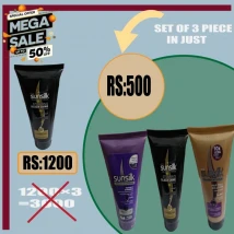 Set of 3 sunsilk conditioner in 180 ml