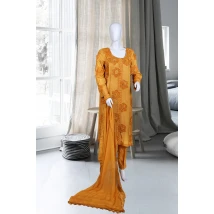 Rusty Breath Color Party Wear Suit For Women
