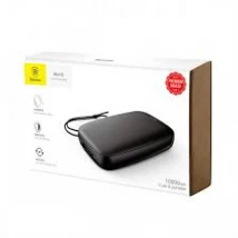 Baseus Mini Q Power Bank 10000mAh (M plus T Input Output 50 Cm Micro Cable) PPALL-BXQ02 White and Black