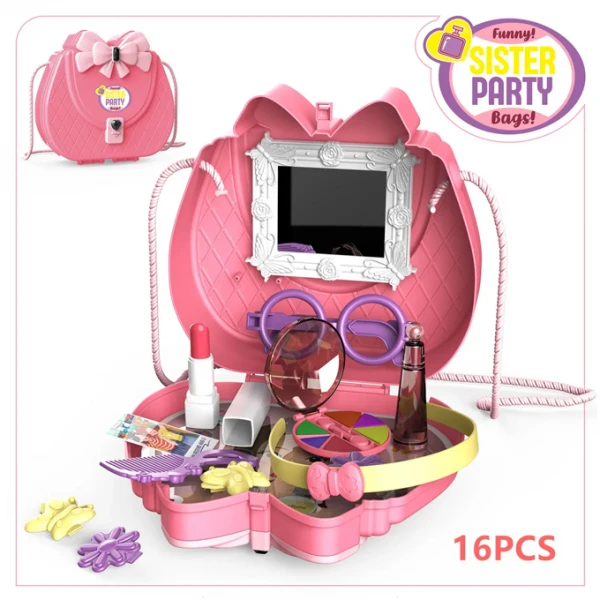 New Portable briefcase Sister Party Beauty Play Sets - 16pcs New Portable briefcase Sister Party Beauty Play Sets - 16pcs