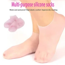 Silicone Socks Gel Moisturizing Jelly Socks Foot Care Protector (random Color)