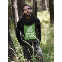 WILD AND FREE SWEATSHIRT FOR MEN In BLACK COLOR