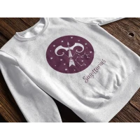 MEN SAGITTARIUS SWEATSHIRT in WHITE COLOR
