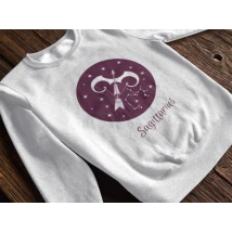 MEN SAGITTARIUS SWEATSHIRT in WHITE COLOR
