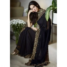 Beautiful Embroidered Chiffon best Saree