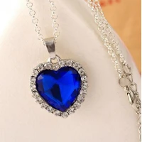 Titanic Heart Crystal Pendant