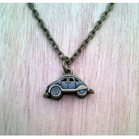 Vintage Antique Bronze Beetle Pendant