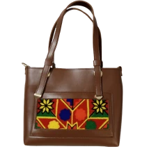 Handmade Leather Bag - Brown