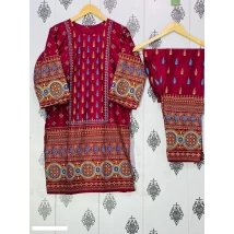 2 Piece Stitched Suit Women's Fashion Sell Price.