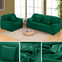 Mongia Sofa Cover 7 Seater (3+2+1+1) | Stretchable 7 Seater Sofa Covers Set | Elastic Fitted Solid Color Jersey Cover Jumbo Size | Comfortable Couch Cover | Narmo Gudaz