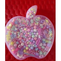 Beautiful Heart-Shaped Beads Set for Girls