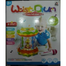 Colorful Interactive Rechargeable Musical Drum Toy for Kids