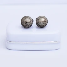 Black Ring Cufflinks for Men