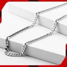 Heavy Cuban Silver Chain for Men