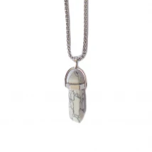 White Capsule Locket for Men