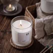 AROMAFLICK Glass Jar Scented Candle for Aromatherapy