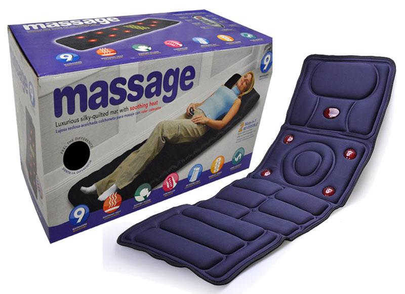 full body massage mattress pad with remote