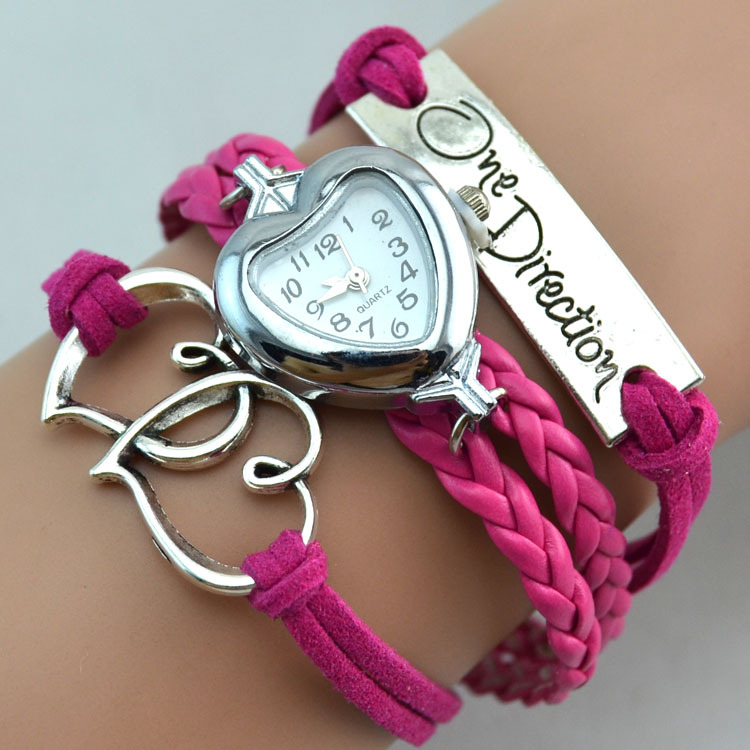 Heart Bracelet Watch For Her Rose