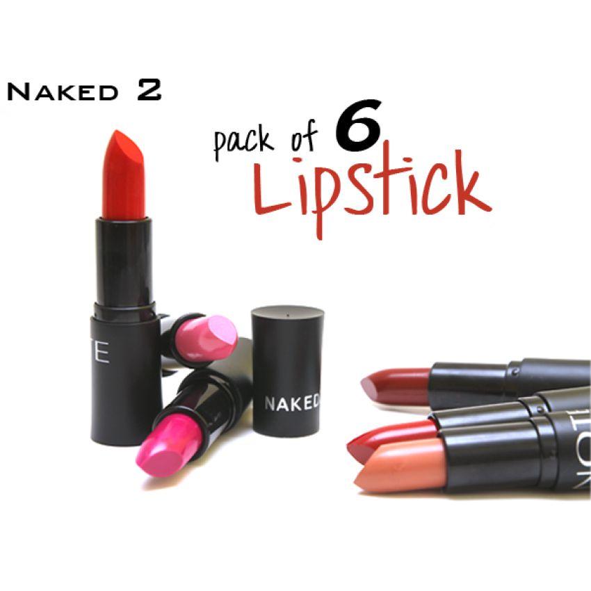 Makeup Deal Pack of 6 Naked Lipsticks