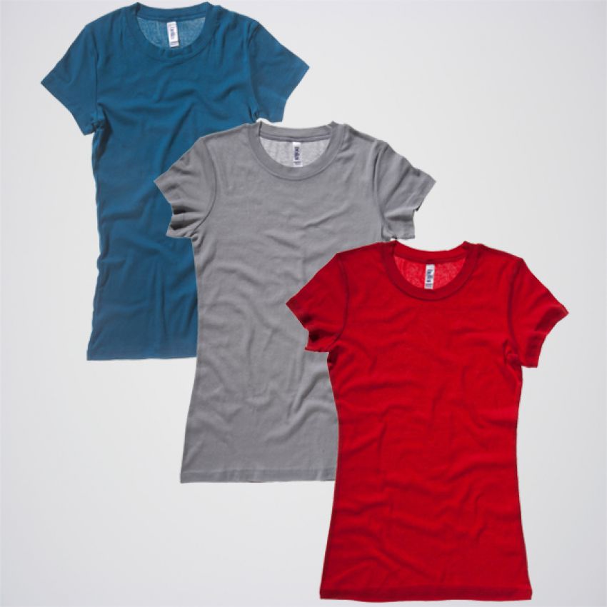 Pack of 3 Women Round Neck T-Shirts
