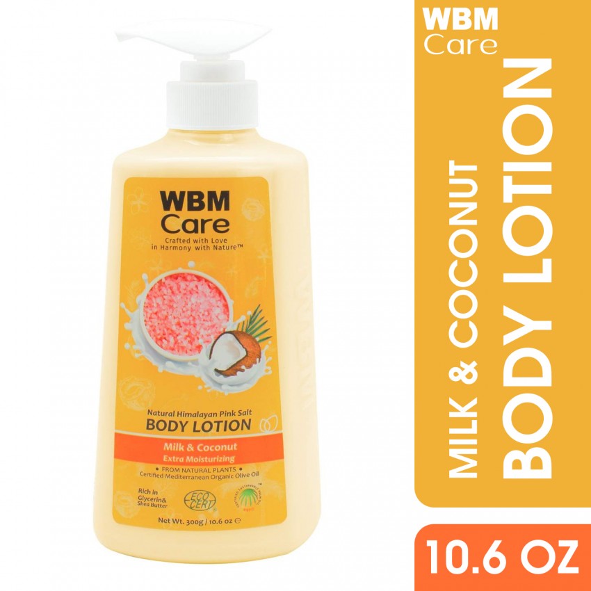 Buy WBM Care Milk And Coconut Extra Moisturizing Body Lotion 300 ML