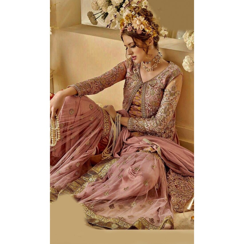 tea pink dress