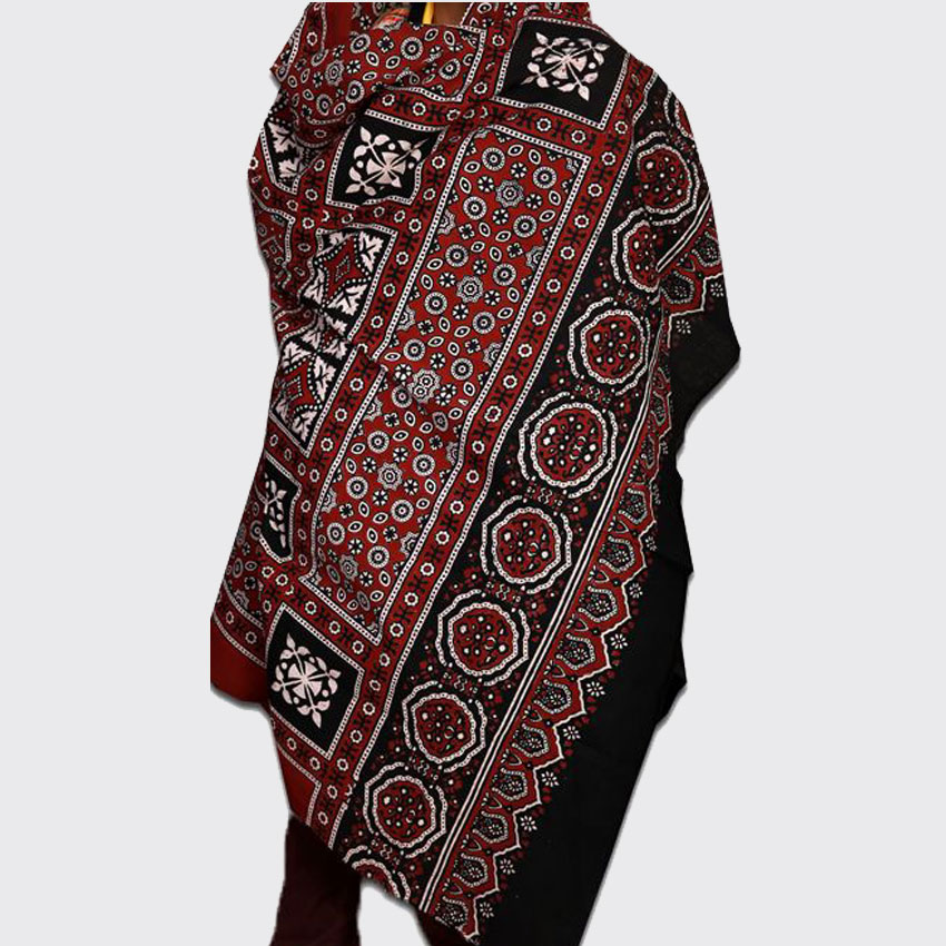 ajrak sindhi topi block printed cotton sa pk guranteed buyon pakistan